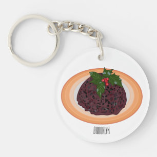 Illustration du pudding de Noël