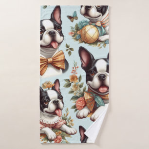 Illustration du Terrier Vintage de Boston