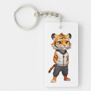 Illustration du tigre cool et adorable