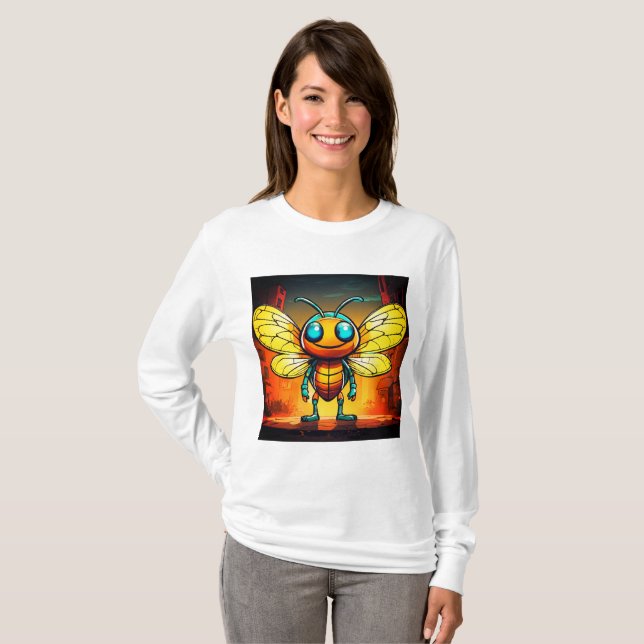 Illustration du vecteur de luciole T-shirt (Devant entier)