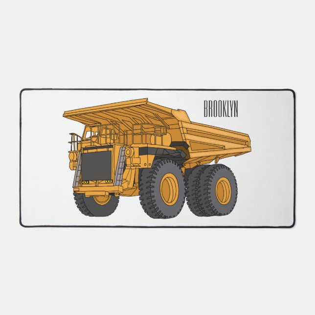 Illustration d'un camion à grande échelle (Recto)