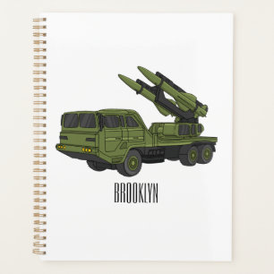 Illustration d'un camion de missiles militaires