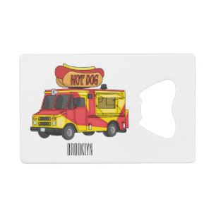 Illustration d'un camion de nourriture pour chien
