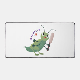 Illustration d'un insecte du cricket vert mou