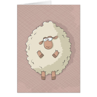 Illustration d'un mouton géant mignon et drôle