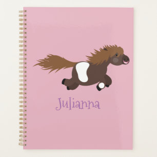Illustration d'un poney de Shetland mignon
