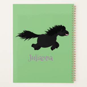 Illustration d'un poney de Shetland mignon