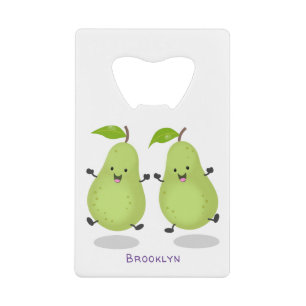Illustration d'une paire de poires mignonne