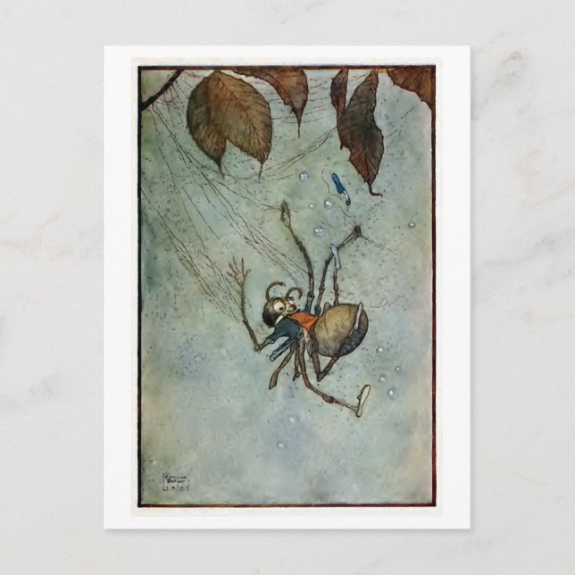 Illustration "Edmund Dulac" Postkarte (Vorderseite)