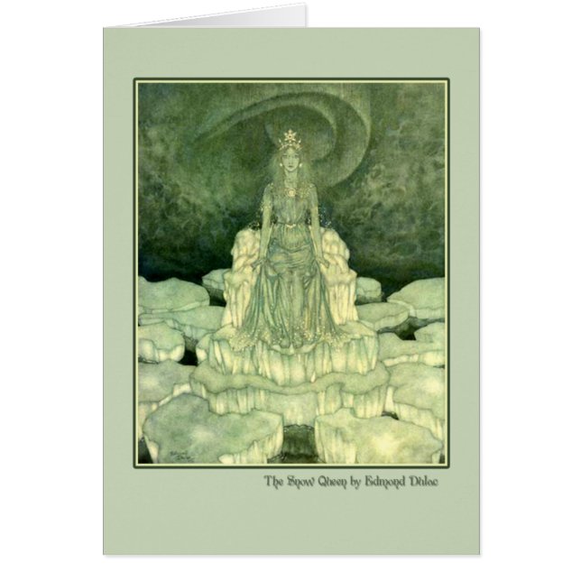 Illustration Edmund Dulac von der Schnee-Königin (Vorne)