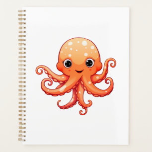 Illustration einer Cartoon-Kraken Planer
