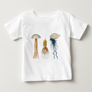 Illustration einer Qualle aus der viktorianischen Baby T-shirt