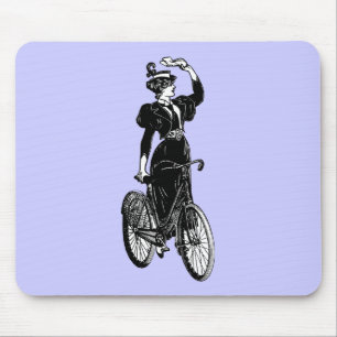 Illustration einer viktorianischen Dame auf einem Mousepad
