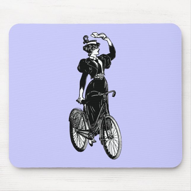 Illustration einer viktorianischen Dame auf einem  Mousepad (Vorne)