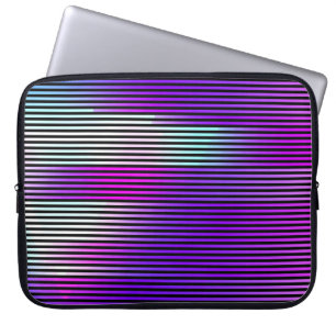 Illustration eines abstrakten Glitch-Hintergrunds. Laptopschutzhülle