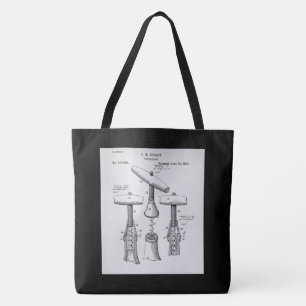 Illustration eines antiken Korkenzieher Tasche
