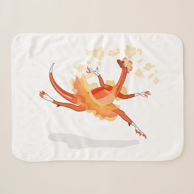 Illustration eines Ballerina TanzRaptors. 2 Sherpadecke (Vorderseite (Horizontal))