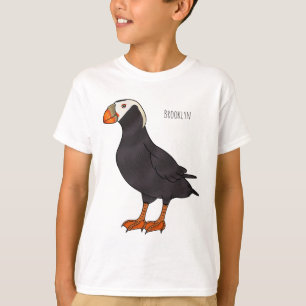 Illustration eines Cartoon-Bilds eines Gelbschopfl T-Shirt