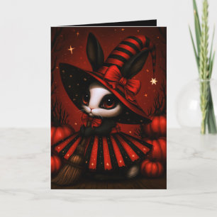 Illustration eines Halloween-Kostüms für eine Kani Karte