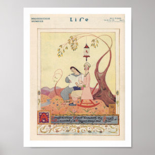 ILLUSTRATION EINES MAGAZINUMSCHLAGS AUS DEN 1930ER POSTER
