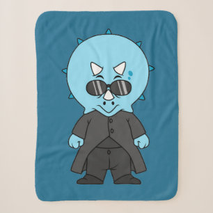 Illustration eines Matrix-Triceratops. Sherpadecke
