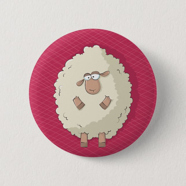 Illustration eines niedlichen und lustigen button (Vorderseite)