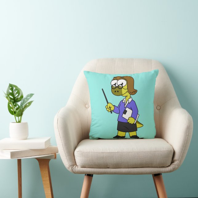 Illustration eines Pachycephalosaurus-Lehrers Kissen (Stuhl )