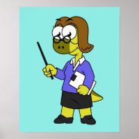 Illustration eines Pachycephalosaurus-Lehrers