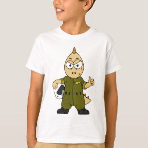 Illustration eines Piloten von Allosaurus Jet. T-Shirt