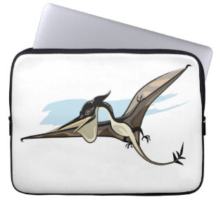 Illustration eines Pteranodon Dinosauriers. Laptopschutzhülle