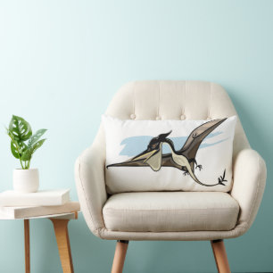 Illustration eines Pteranodon Dinosauriers. Lendenkissen