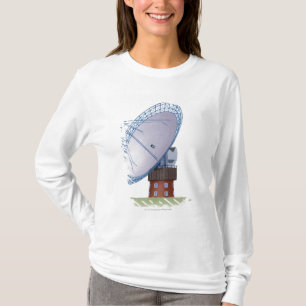 Illustration eines Radioteleskops T-Shirt