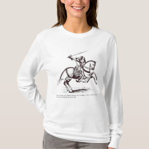 Illustration eines Ritters Templar T-Shirt