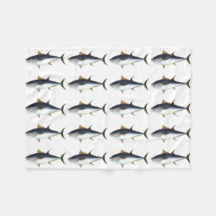 Illustration eines Roten Thunfisches Fleecedecke