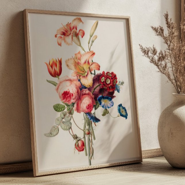 Illustration eines Vintage-Blumenstraußes Botanisc Poster (Von Creator hochgeladen)