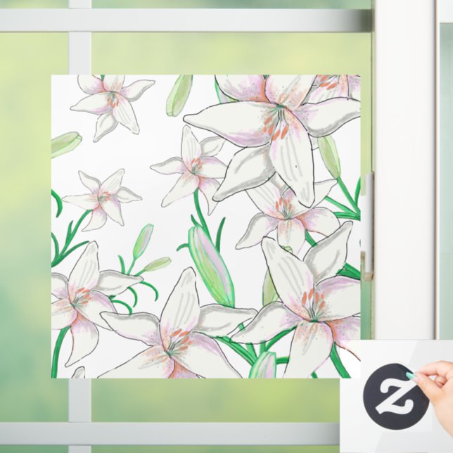 Illustration Fensteraufkleber (Zuhause)
