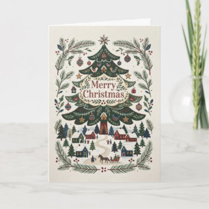 Illustration Fine Art Weihnachten Karte