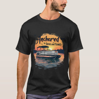 Illustration Fisch Meerforelle mit Schatten T-Shirt