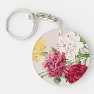 Illustration florale de l'œillet vintage