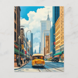 Illustration für City Streets Magazine Postkarte