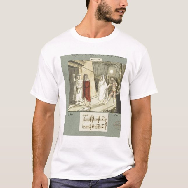 Illustration für Mozart "Zauberflöte", 1845 T-Shirt (Vorderseite)