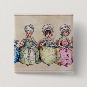Illustration für "St.-Valentinstag", 1914 Button