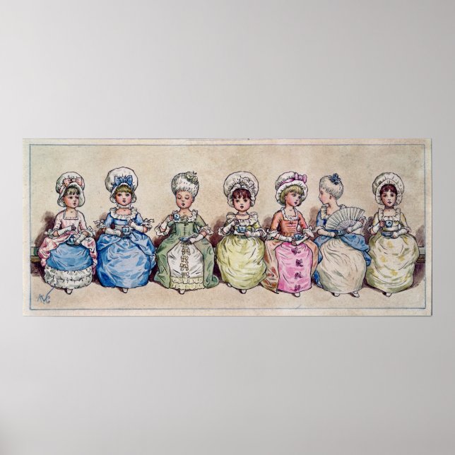 Illustration für 'St. Valentinstag", 1914 Poster (Vorne)