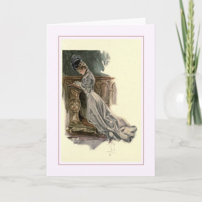 Illustration Harrison Fisher Karte (Vorderseite)