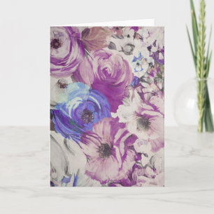 Illustration im Muster vintage Rosen Karte