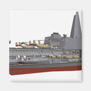 Illustration im Schnitt Magnet