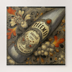 ILLUSTRATION IM VINTAGE-STIL AUS BUXEMBOURG.