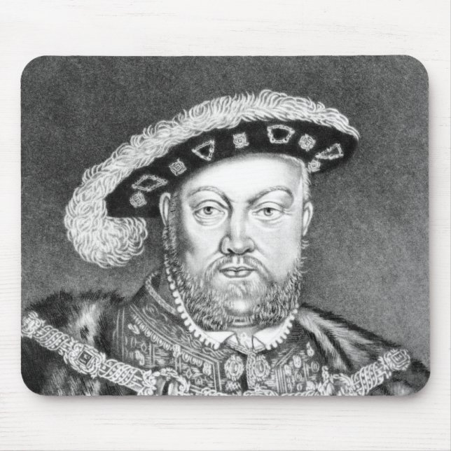 Illustration Königs Henry VIII Mousepad (Vorne)