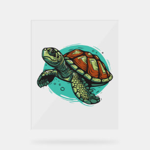 Illustration magnifique vectorielle de tortue de m