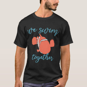 Illustration mit 'Nicht aufgeben, weiter schwimmen T-Shirt